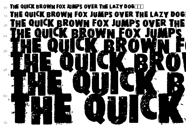 Free press font waterfall